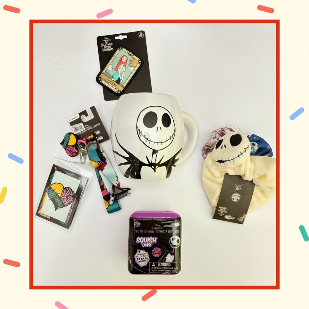 🆕 Disney Tim Burton’s Nightmare Before  Christmas Mug With Accessories